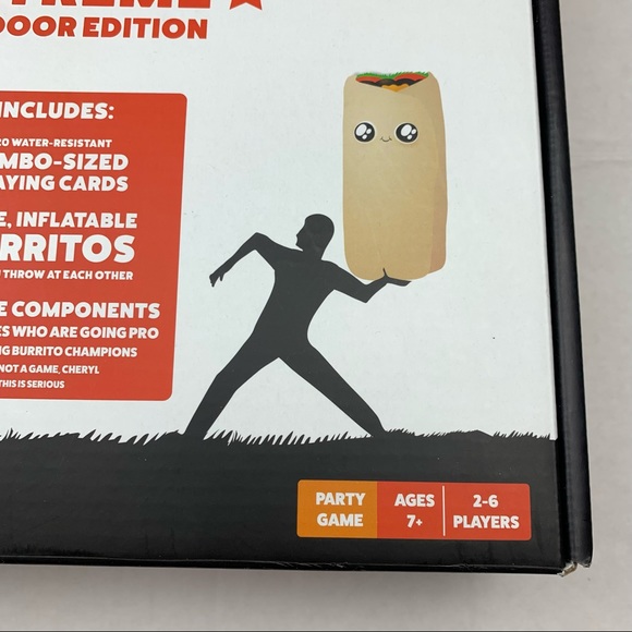 Throw Throw Burrito Extreme Outdoor Dodgeball Party Card Game Exploding Kittens - Picture 4 of 8